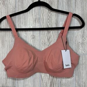 Knix Padded V Neck Revolution Bra Color Pink Ginger Knix Size 5